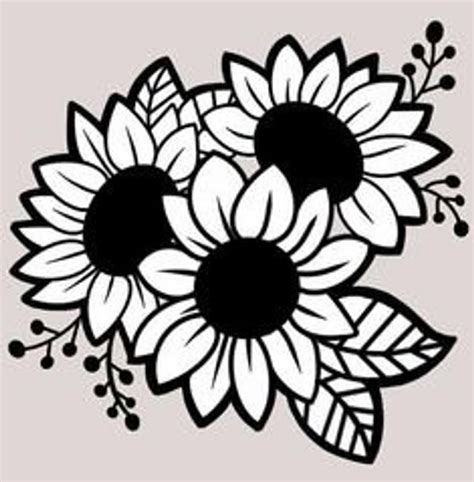 Download 300+ Simple Sunflower for Cricut for Cricut Machine